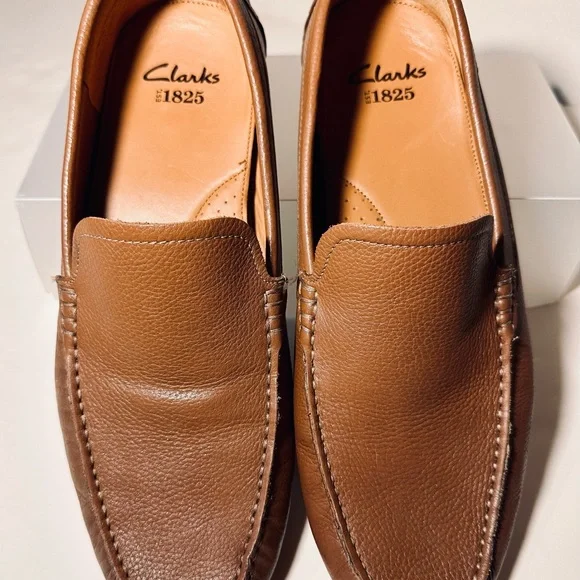 Clarks Men\'s Orange Loafers Clarks | Shoes | Clarks Mens Orange Leather Loafers | Poshmark main image 4